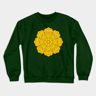 yellow mandala Crewneck Sweatshirt